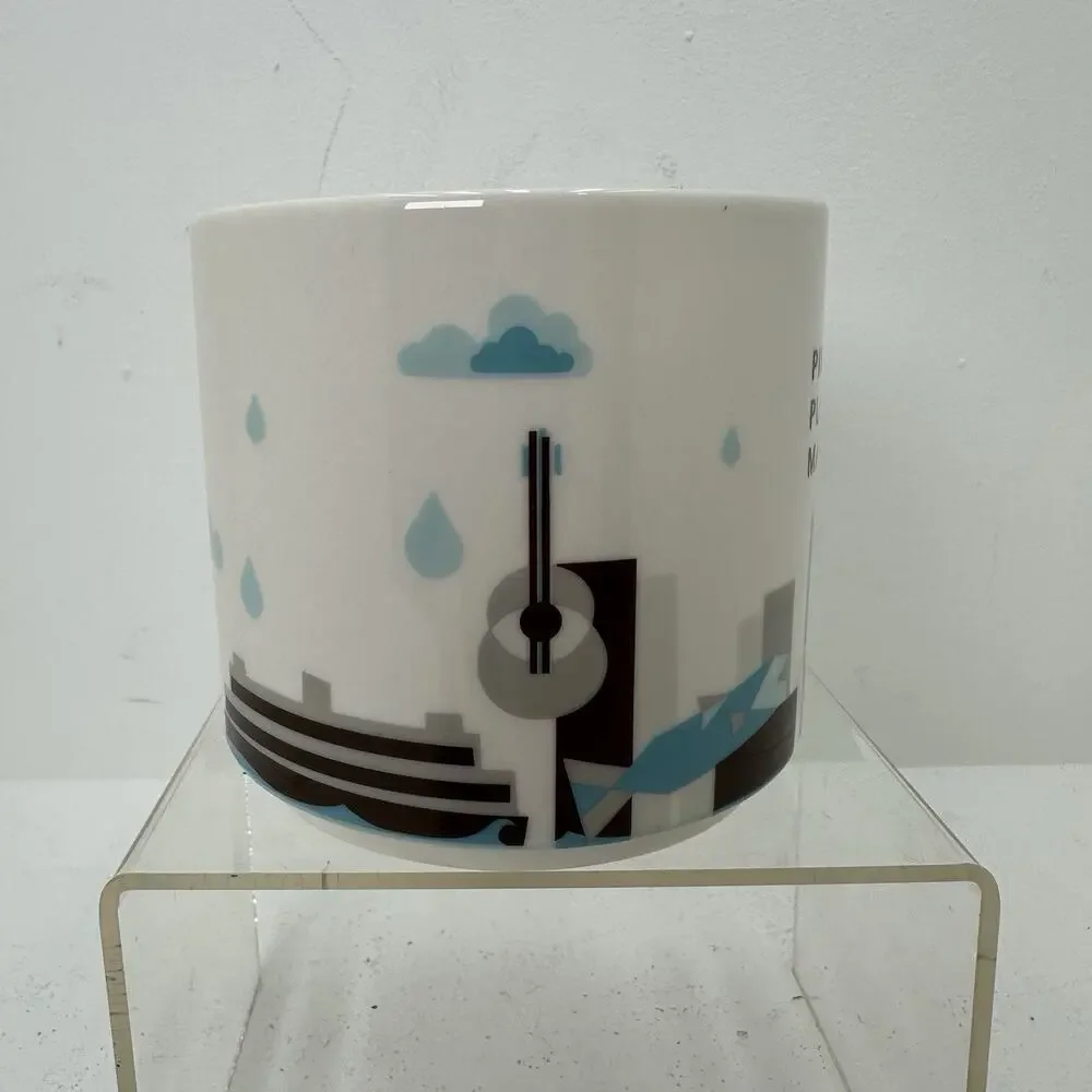 STARBUCKS PIKE PLACE MARKET YOU ARE HERE COLLECTION COFFEE MUG Seattle 2015 14oz